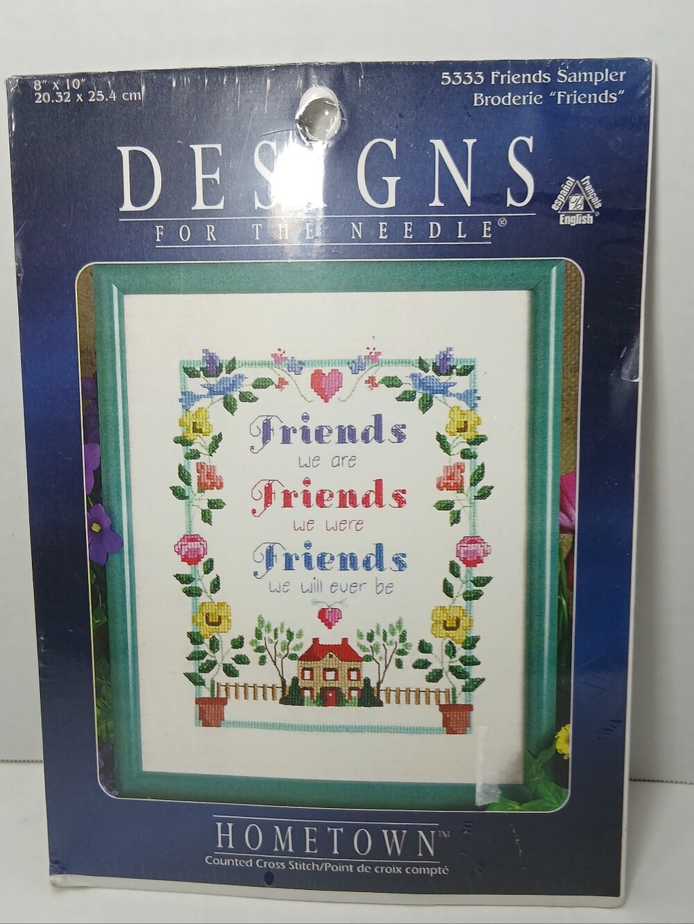 Designs for Needle Friends House Sampler Cross Stitch Kit Home Friends New